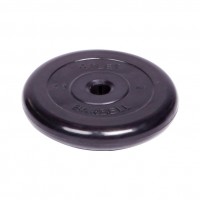 Диск обрезиненный Barbell Atlet d 26 мм чёрный 2,5 кг