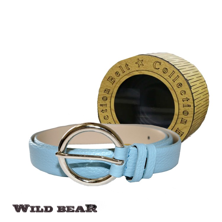 Ремень WILD BEAR RM-077f Light-Blue Premium (120 см)