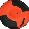 Тюбинг ватрушка Молния 100 Оранжево-черный