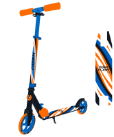 Самокат 2-колесный Flow 125 мм, синий/оранжевый