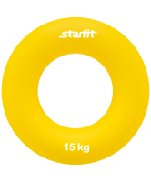 Эспандер кистевой ES-404 "Кольцо", диаметр 8,8 см, 15 кг, жёлтый